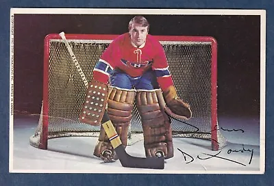 1971-72 Canadiens Postcards #4 Denis DeJordy - Montreal Canadiens • $14.99