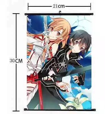 Hot Anime Sword Art Online Wall Poster Scroll Home Decor Cosplay 825 • $5.12