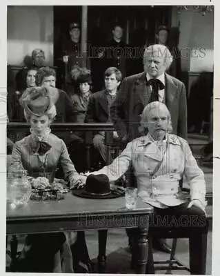 1977 Press Photo Actors In Scene From  Court Martial Of George Armstrong Custer  • $24.88
