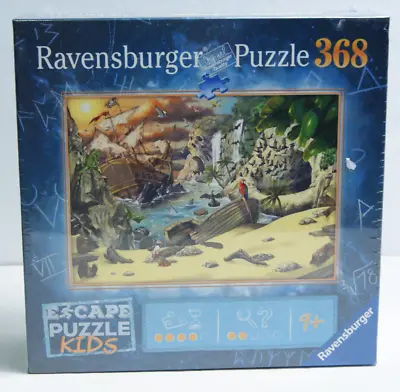 Escape Puzzle Kids Jigsaw Puzzle Ravensburger Pirates Peril 368 Piece NEW SEALED • $9.34