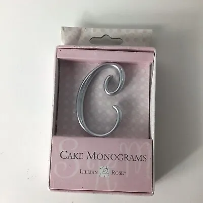 Lillian Rose Cake Monogram-letter C • $6.99