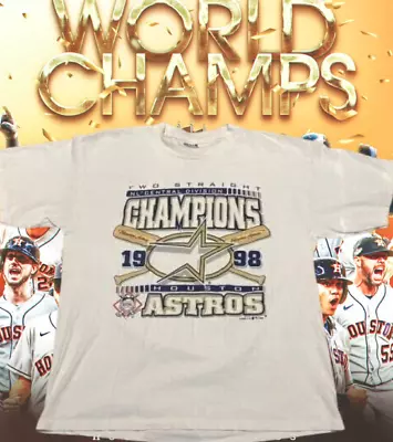 Houston Astros NL Central Division Champs Vintage 1998 T-Shirt Gift For Fans • $14.99