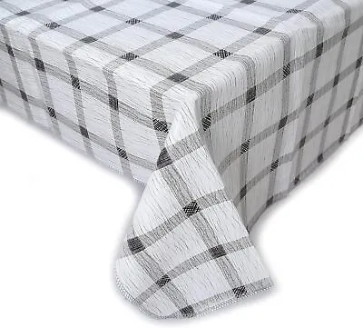 Decoser Heavy Duty Flannel Backed Vinyl Tablecloth With Flannel Backing Easy To  • $72.48