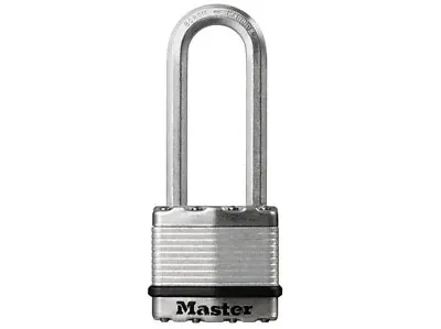 Master Lock MLKM1LJ Excell™ Laminated Steel 45mm Padlock - 64mm Shackle • £14.90