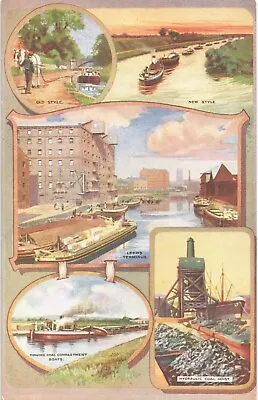 Leeds. Aire & Calder Navigation. Traffic Manager's Office. Canal Barge Advert. • £25