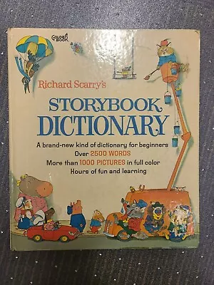 $10 • Buy Richard Scarry’s Storybook Dictionary, Hard Cover, 1966
