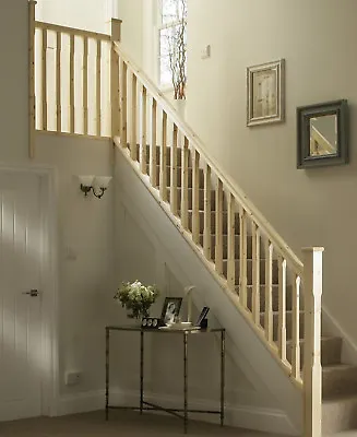 Staircase Balustrade Kit Chamfered Stair & Landing Kits Oak Or Pine • £275