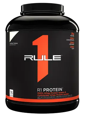 Rule One R1 Protein | 5lbs | Rule 1 | Isolate Hydrolysed | Bcaa | Whey Wpi • $149.98