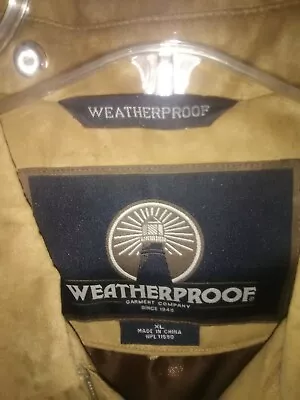 Weatherproof Micro Suede Jacket Size XL Vintage BRAND NEW • $125.99