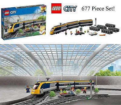 Lego City Passenger Train Set Build And Drive AAA Battery Powered 60197 Playset • $394