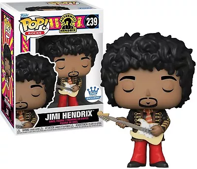 Funko Pop Rocks #239 Jimi Hendrix Napoleonic Hussar Jacket Funko Shop Vinyl 🏡🚨 • $77.05