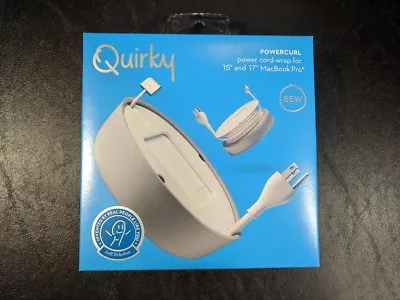 Quirky Powercurl POP Power Cord Wrap Organizer 15  & 17  MacBook Pro Laptop Gray • $9.99