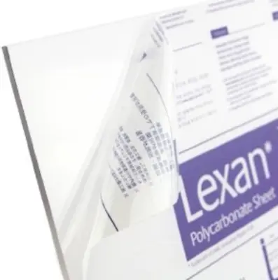 Lexan Polycarbonate Sheet  Clear  0.125” - 1/8  X 12  X 24  - Thermoforming • $19.98