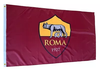 Roma Flag  Large Football Soccer AS Roma Italy Flag • $19.95