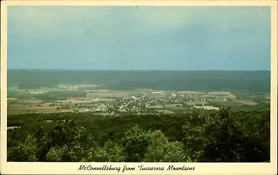 McConnellsburg PA Big Cove Valley From Tuscarora Mountains Mailed 1968 • $1.99