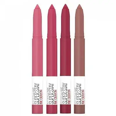Maybelline Superstay Ink Crayon Lipstick - Choose Your Shade • £5.39