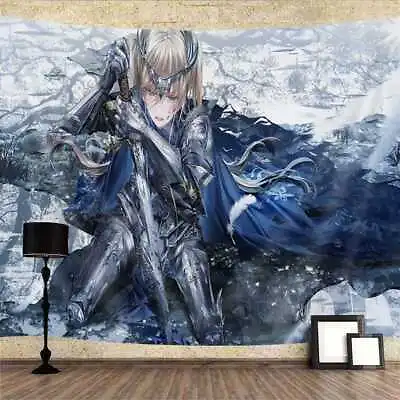 Knight Girl Extra Large Tapestry Wall Hanging Art Anime Poster Fabric Dorm • $26.10