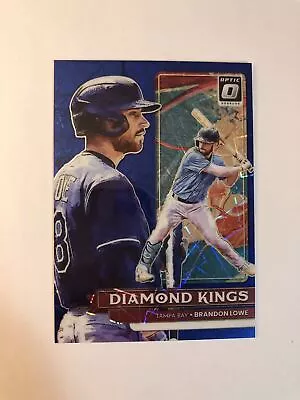 2022 Optic Diamond Kings Blue Velocity Prizm #1 Brandon Lowe /99 Rays • $2.18