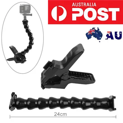 $27.99 • Buy Serpentine Arm Jaws Flex Clamp Mount Clip + Neck For GoPro HERO 9/8/7/6/5/4