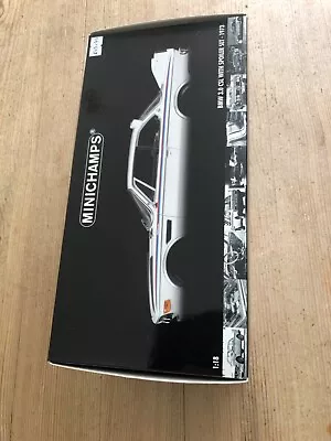 Minichamps BMW 3.0 CSL Spoiler Set White 1:18 Boxed Never Displayed VGC • £67