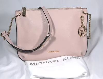 Michael Kors Lillie Soft Pink Pebble Leather Crossbody Bag – Original $278.00 • $149