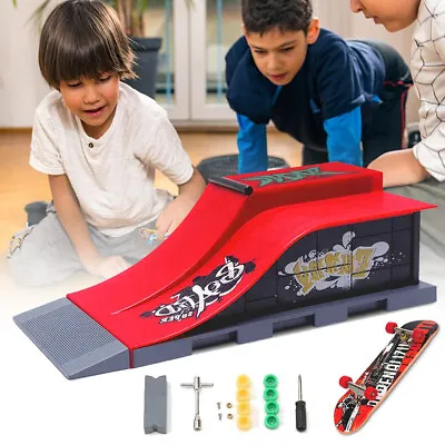 £10.90 • Buy Skate Park Ramp Kit Tech Deck Mini Fingerboard Finger Board Ultimate Park Gifts