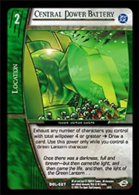 $0.99 • Buy VS System: Central Power Battery [Played] DC Green Lantern Corps TCG CCG Classic