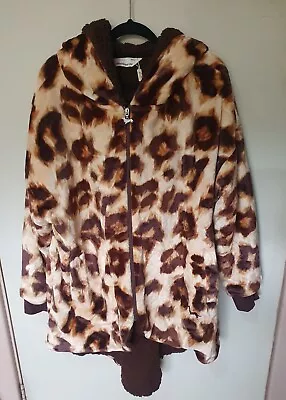 NEW Peter Alexander Leopard Zip Up Gown • $100