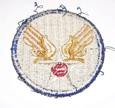 Original Ww2 Army Air Force Hq / Command Solid Whiteback Patch Off Uniform • £3.30