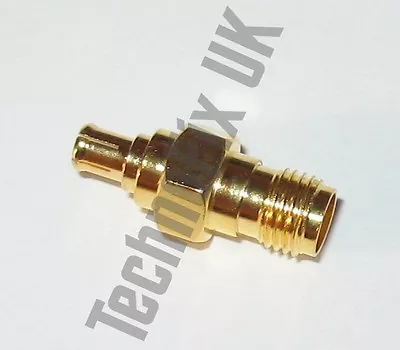 £2.95 • Buy SMA Female To MCX Male Adapter (SMA F To MCX M) - Fits RTL-SDR