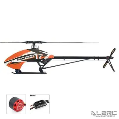 Aircraft N-FURY T7 FBL ALZRC RC 3D Fancy Helicopter Model KIT With Orange Hood • $1346.90