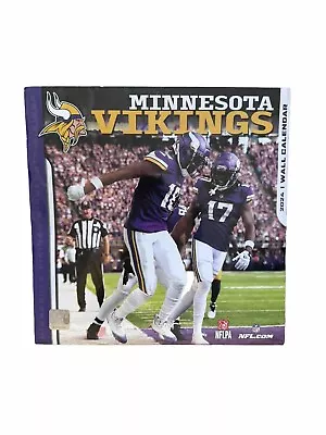 Minnesota Vikings 2024 12x12 Team Wall Calendar By Turner Sports NFL Football • $15