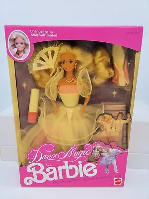 Vintage 1989 DANCE MAGIC BARBIE DOLL By MATTEL New In Box # 4836 NEW • $32.90