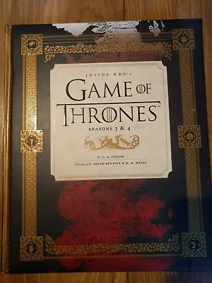 Inside HBO's Game Of Thrones II: Seasons 3 & 4 By C. A. Taylor (Hardback 2014) • £4.99