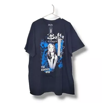 NWT Spencer's Buffy The Vampire Slayer Graohic Short Sleeve Tee In Black Sz XL • $25
