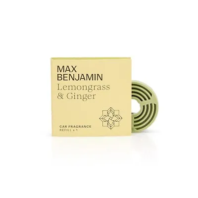 Max Benjamin Lemongrass And Ginger Car Fragrance Refill X1 • $10.76