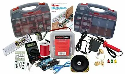 Ultimate Make: Electronics Bundle 3 Electronic Component Kits Book Science Lab • $192.39