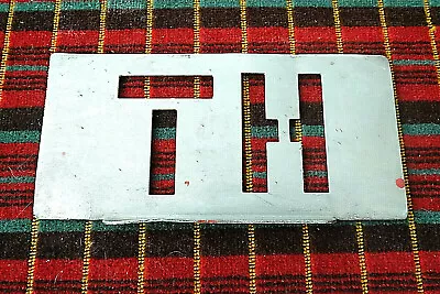 LONDON TRANSPORT GARAGE CODE STENCIL PLATE From THORNTON HEATH (TH) • £26.50