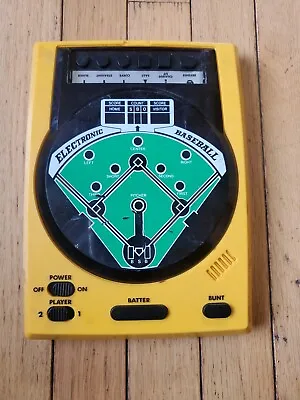 Vintage Epoch Handheld Electronic Baseball Yellow Game Works 1979 Tested/Works! • $24.99