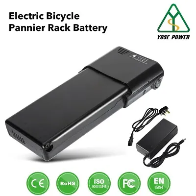 YOSE POWER Rear E-bike Battery 36V10.4Ah(385Wh) Electric Bicycle Li-ion Battery • £157.59