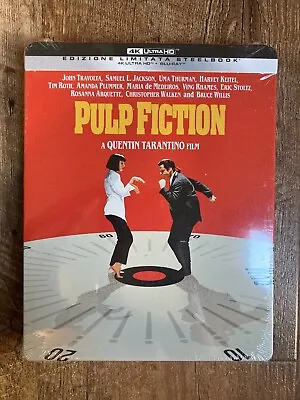 Pulp Fiction W. Steelbook (4K UHD + Blu-ray EU Import Region Free) *NEW* • $49
