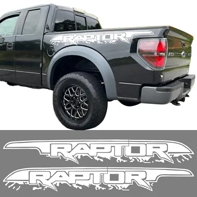 For Ford F-150 Raptor Truck Bed Side Vinyl Decal Car Sticker Graphics Kit 2pcs • $25.23