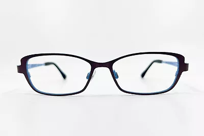 Bevel Eyeglasses Frames Blue 8638 Rotoonda GTSB 52-15 7588 • $49.99