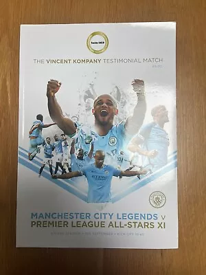 Vincent Kompany Testimonial Programme - Manchester City Legends V Premier League • £4