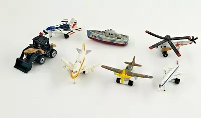 7 Vintage Galoob Micro Machines  Military Planes Jets Boat Nice Lot • $28.99