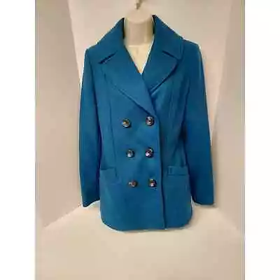 Merona Peacoat Coat Size Small Royal Blue • $20