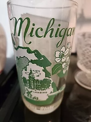 Michigan Souvenir Glass • $7