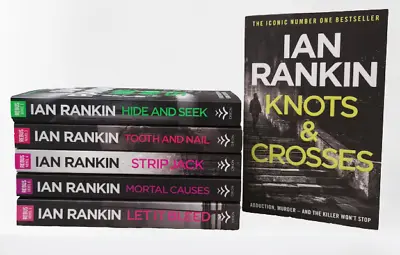 £29.99 • Buy Adult Fiction Ian Rankin A Rebus Novel Series Collection 6 Books Knots & Crosses