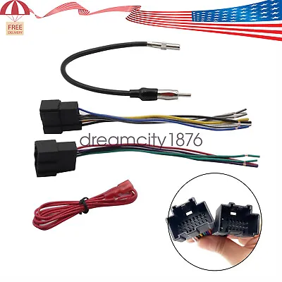 Car Stereo Radio Wiring Harness & Adapter For 2007-14 Cadillac Chevy USA • $12.09