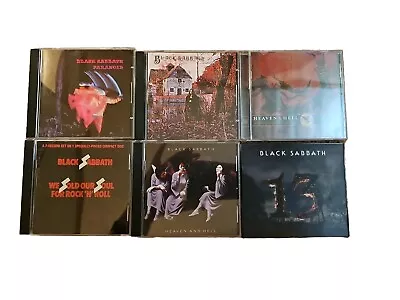 Black Sabbath 6 Cd Lot • $36